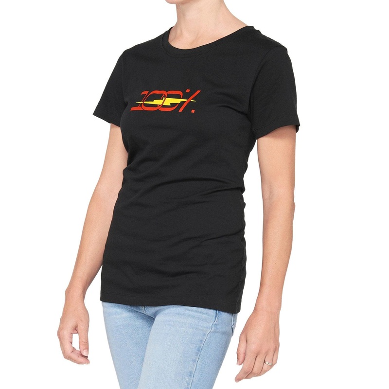 100% Joshua Crewneck Women's T-Shirt White Black