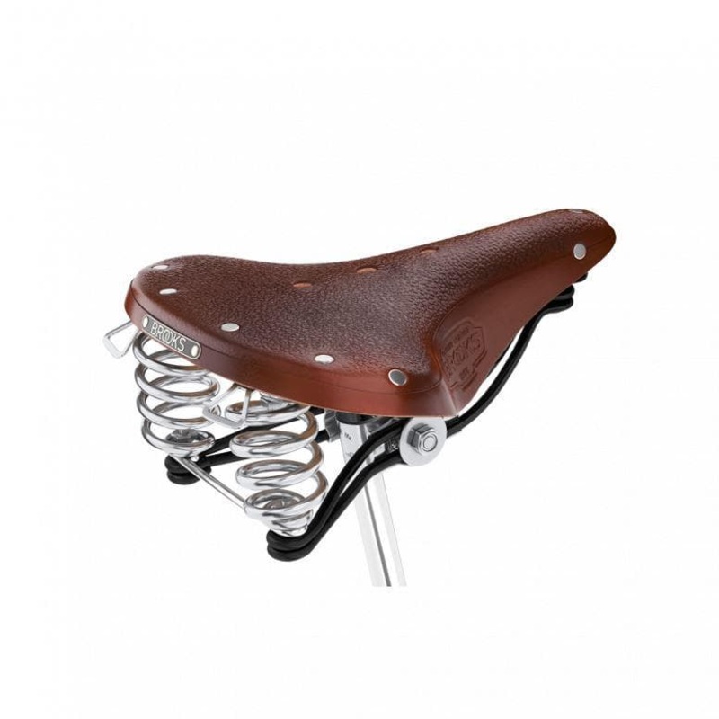 Brooks B66 Std W/Clamp Brown Mens Leisure Saddle