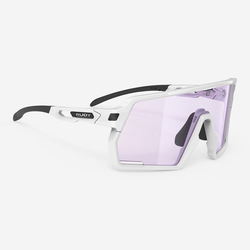 Occhiali Rudy Project Kelion - White Gloss ImpactX2 Laser Purple