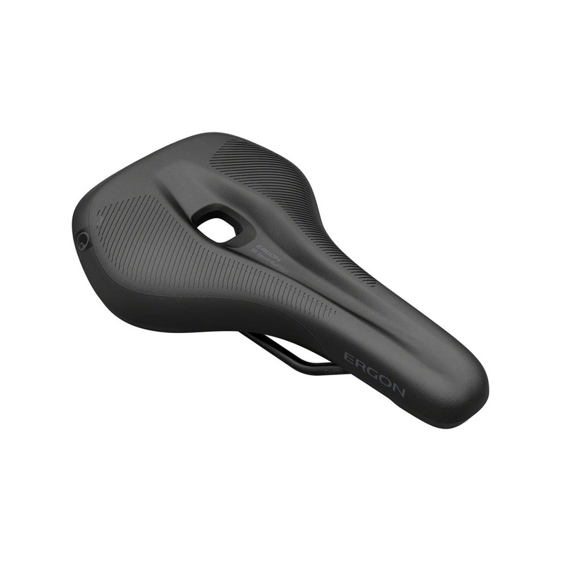 Ergon Men's SF Sport Gel Saddle (Black) (Chromoly Rails) (S/M) 