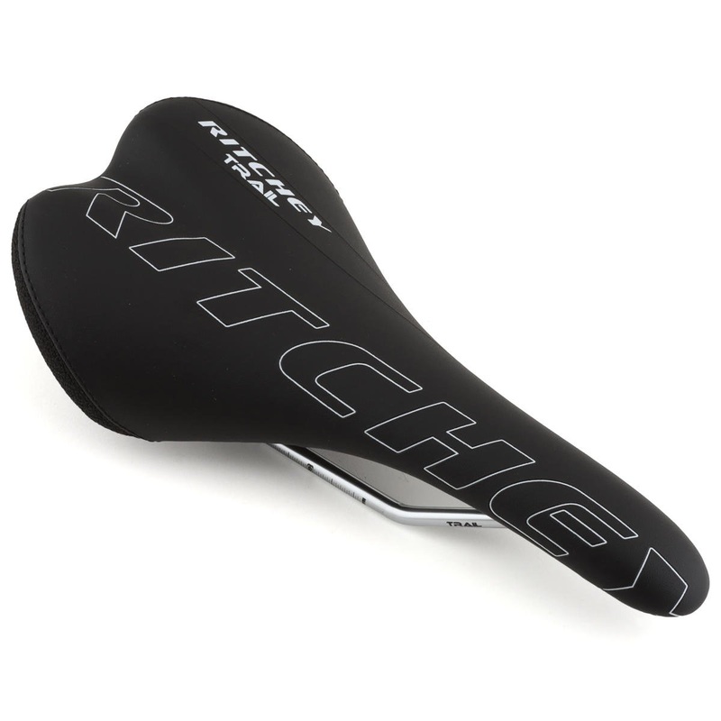 Ritchey Comp Trail Saddle (Black) (Chromoly Rails) (132mm) 