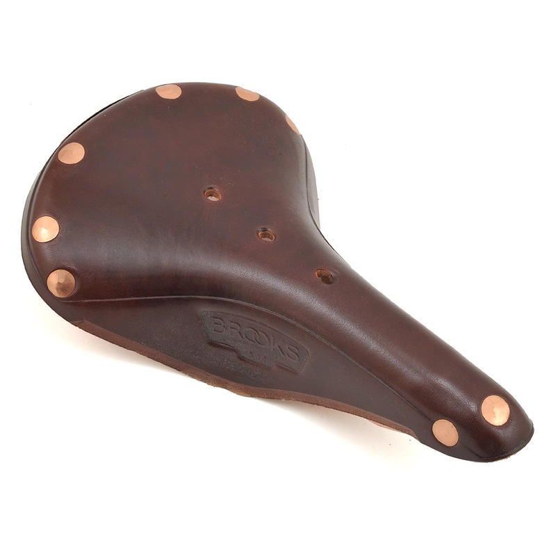 Brooks B17 Special Leather Saddle (Antique Brown) (Copper Steel Rails) (175mm) 