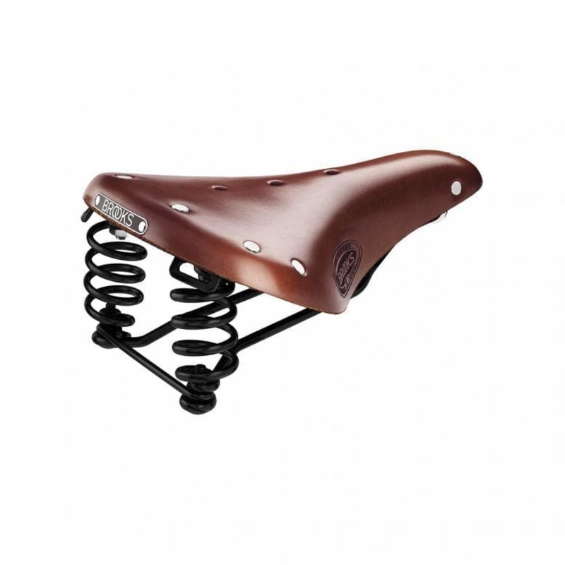 Brooks Flyer Short Brown Womens MTB Saddle - 176mm
